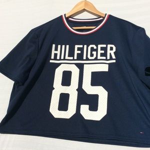 Tommy Hilfiger cropped jersey top